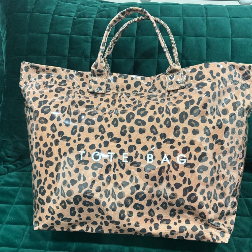 Leopard Print Tote Bag